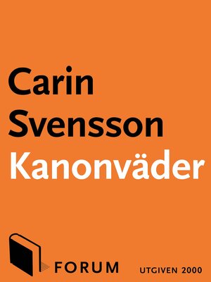 cover image of Kanonväder